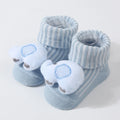 Meias de bebê primavera e outono algodão macio meias de bebê recém-nascido no tubo dos desenhos animados 3d boneca infantil meninos meninas meias 0-6 meses