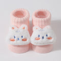 Meias de bebê primavera e outono algodão macio meias de bebê recém-nascido no tubo dos desenhos animados 3d boneca infantil meninos meninas meias 0-6 meses